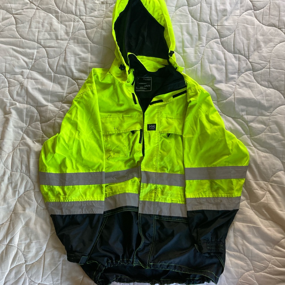 High Visibility Winter Jacket Workwear Hi Vis